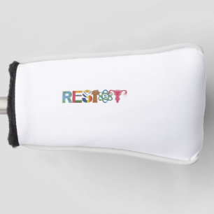 Widerstand gegen Shirt Faustprotest Liberale Golf Headcover