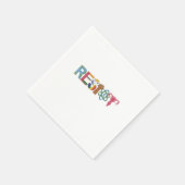 Widerstand gegen Shirt Faustprotest Liberale Serviette (Ecke)