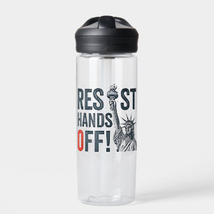 Widerstand gegen Trump gegen den Status der Freihe Trinkflasche