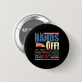 Widerstand gegen Trump gegen Protest Button (Vorne & Hinten)