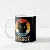 Widerstand gegen Trump T-Shirt Retro Widerstand ge Kaffeetasse (Links)