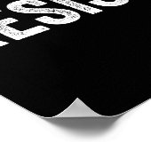 Widerstand gegen Trumpf Protest März Politischer D Poster (Ecke)