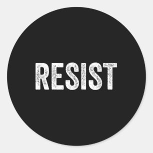 Widerstand gegen Trumpf Protest März Politischer D Runder Aufkleber
