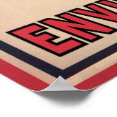 Widerstand gegen Umweltschutz Poster (Ecke)