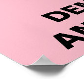 Widerstand im Kongress ist kein sinnloser Faktenwe Poster (Ecke)