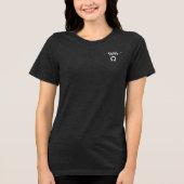 Widerstand in Ohm Tri-Blend Shirt (Vorderseite)