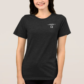 Widerstand in Ohm Tri-Blend Shirt