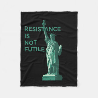 Widerstand ist nicht nutzbar grafisch fleecedecke