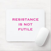 Widerstand ist nicht zwecklos mousepad (Mit Mouse)