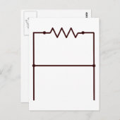 Widerstand ist nutzlos postkarte (Vorne/Hinten)