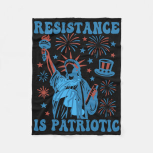 Widerstand Ist Patriotisch Statue Of Liberty 17. J Fleecedecke