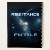 Widerstand ist sinnlos binärer Planer (Rückseite)