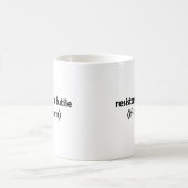 Widerstand ist vergeblich kaffeetasse (Mittel)