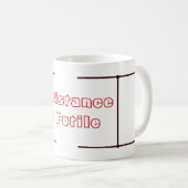 Widerstand ist vergeblich kaffeetasse (VorderseiteRechts)