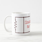 Widerstand ist vergeblich kaffeetasse (Links)