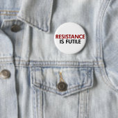 Widerstand ist vergeblicher Knopf Button (Beispiel)