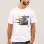 Widerstand-laufende Spitzenbrennstoff Dragster T-Shirt (Vorderseite)
