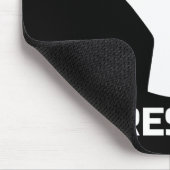 Widerstand mit der Faust - in Weiß Mousepad (Ecke)