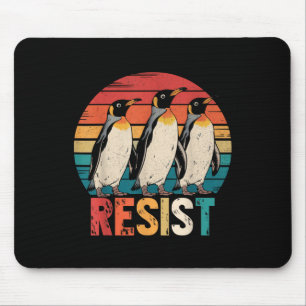 Widerstand Pinguine Protest gegen die Zölle Pingui Mousepad