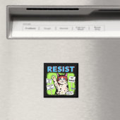 Widerstand Protest Katze Magnet (In Situ (Geschirrspüler))