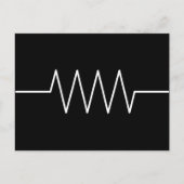 Widerstand_schwarz Postkarte (Vorderseite)