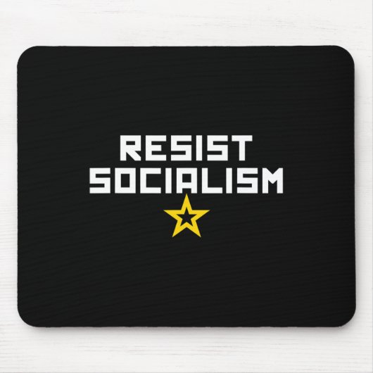 Widerstand Sozialismus Antisozialismus Liberal Lin Mousepad (Vorne)