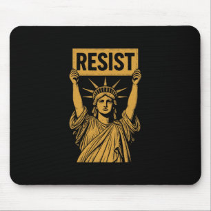 Widerstand Statue Of Liberty Rebellischer Protest Mousepad