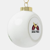 Widerstand-Stolz Keramik Kugel-Ornament (Links)