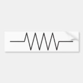 Widerstand-Symbol Autoaufkleber (Vorne)
