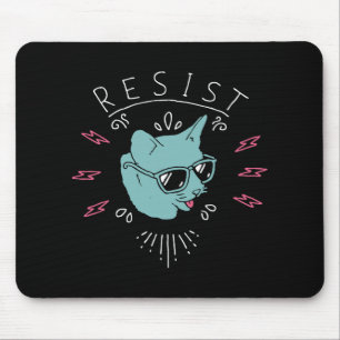 Widerstand Trump Kat gegen Trump Protest gegen pol Mousepad