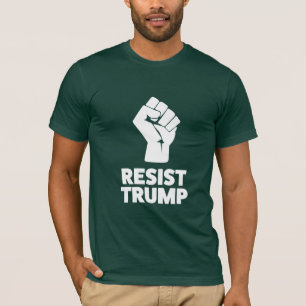 Widerstand Trump klammert Solidaritätsfaust T-Shirt
