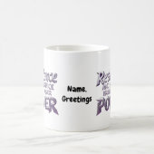 Widerstand und Opfer bringen innere Kraft Kaffeetasse (Mittel)