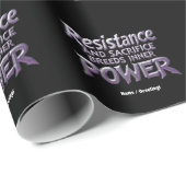 Widerstand und opfere den inneren Power Geschenkpapier (Rolleneckpunkt)