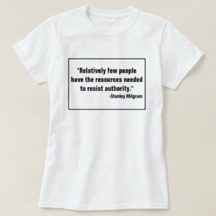 Widerstand Weigerung Obey Anti-Trump Anti-autoritä T-Shirt