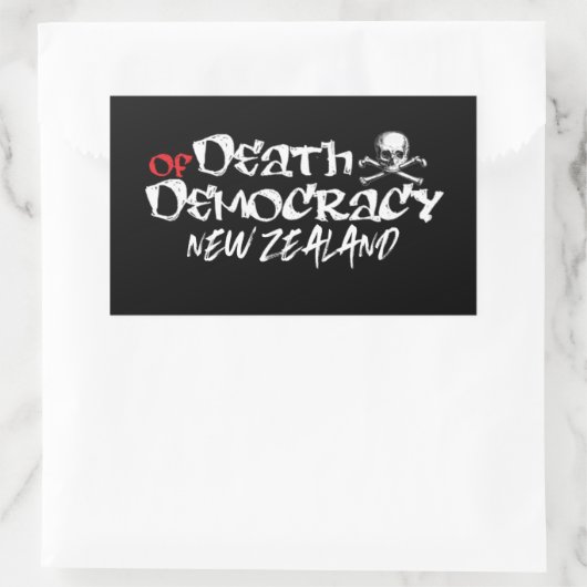 Widerstand wird zur Pflicht der NZ Politisch Rechteckiger Aufkleber (Tasche)