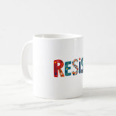 WIDERSTANDS-Becher Kaffeetasse (Vorderseite Links)