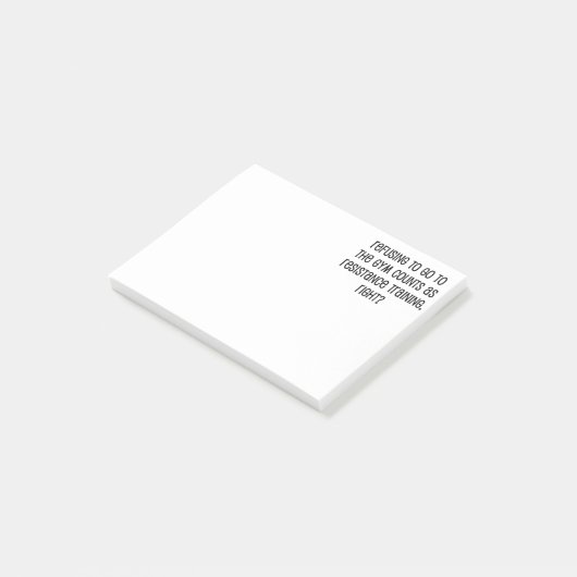 Widerstandsbildung Post-it Klebezettel (angewinkelt)