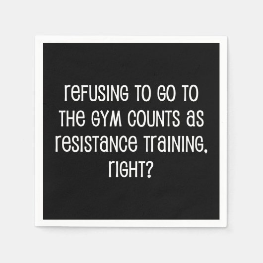 Widerstandsbildung Serviette (Vorderseite)