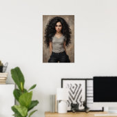Widerstandsfähige Anmut Poster (Heimbüro)