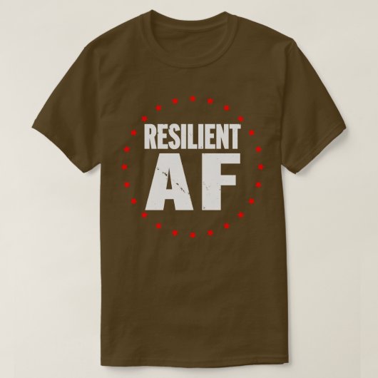 Widerstandsfähiger AF T-Shirt (Design vorne)