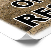 Widerstandsfähiges Motocross-Poster Poster (Ecke)