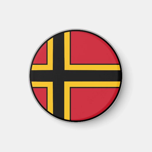 Widerstandsflagge Magnet (Vorne)
