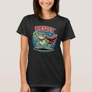 Widerstandsfrosch Portland Frosch Protest für Männ T-Shirt