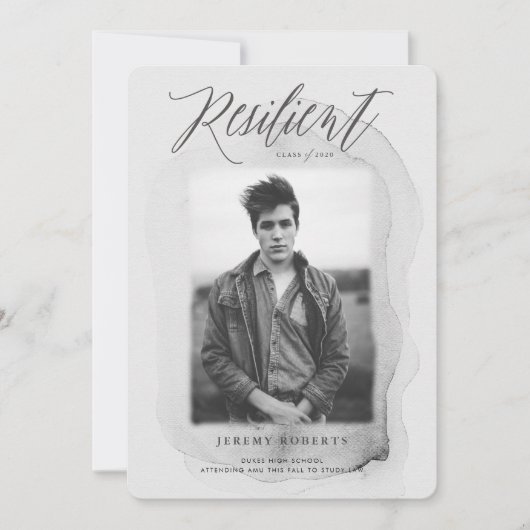 Widerstandskraft der Abschluss-Ankündigung 2020 Einladung (Vorderseite)