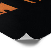 Widerstandskraft in der Nacht: Ein Minimalistische Poster (Ecke)