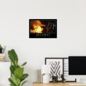 Widerstandskraft: inspirierendes Zitat Poster (Heimbüro)