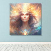 Widerstandskraft Leinwanddruck (Insitu (Holzboden))