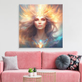 Widerstandskraft Leinwanddruck (Insitu (Wohnzimmer))