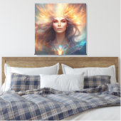 Widerstandskraft Leinwanddruck (Insitu (Schlafzimmer))