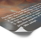 Widerstandskraft Poster (Ecke)